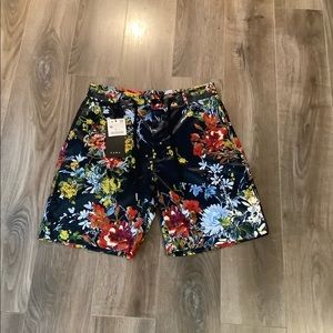 Men Zara Floral Shorts